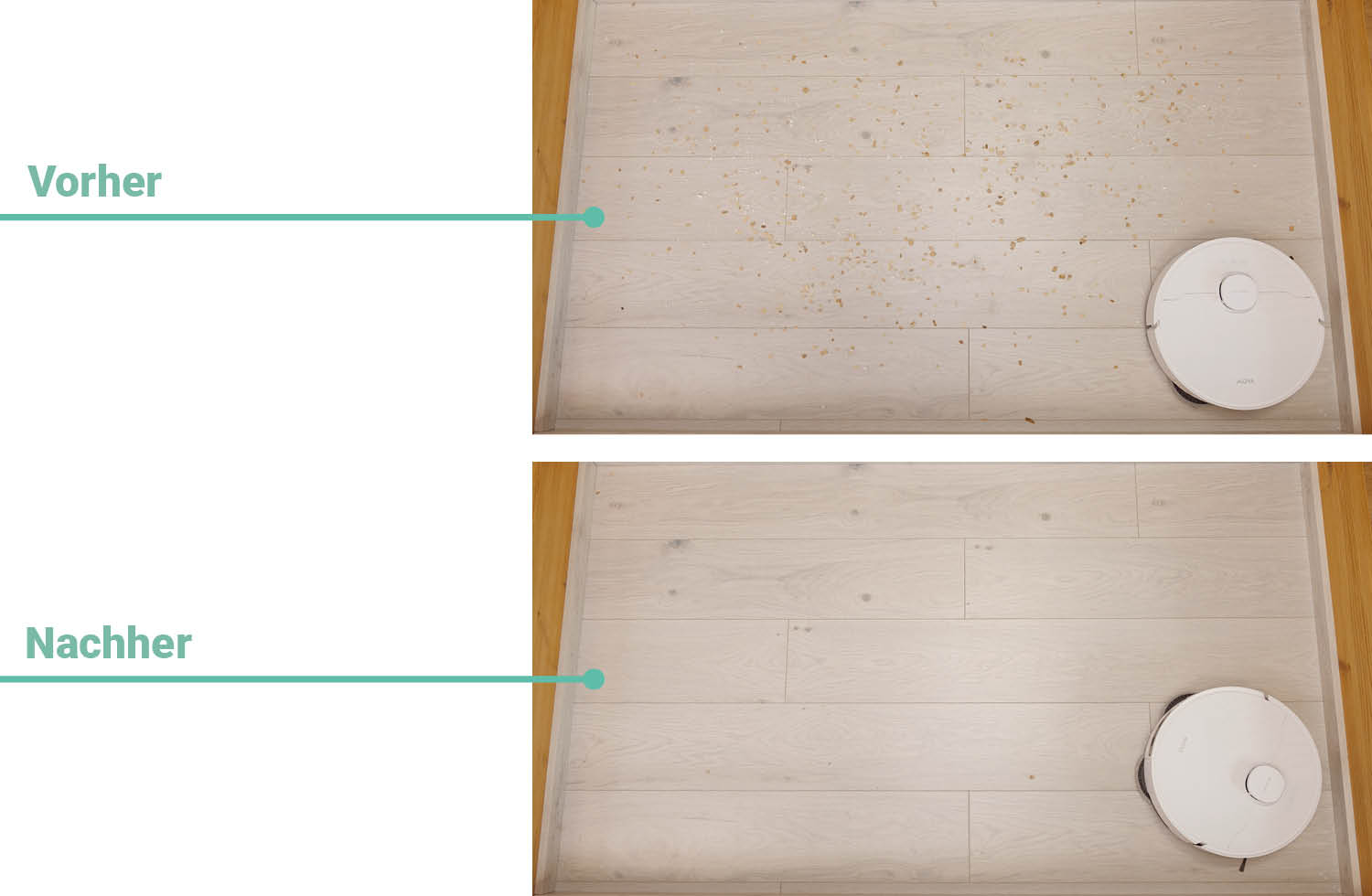 MOVA E40 Ultra Saugen Laminat