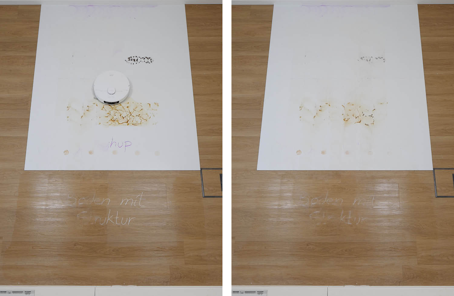 MOVA E40 Ultra Wischen nachher