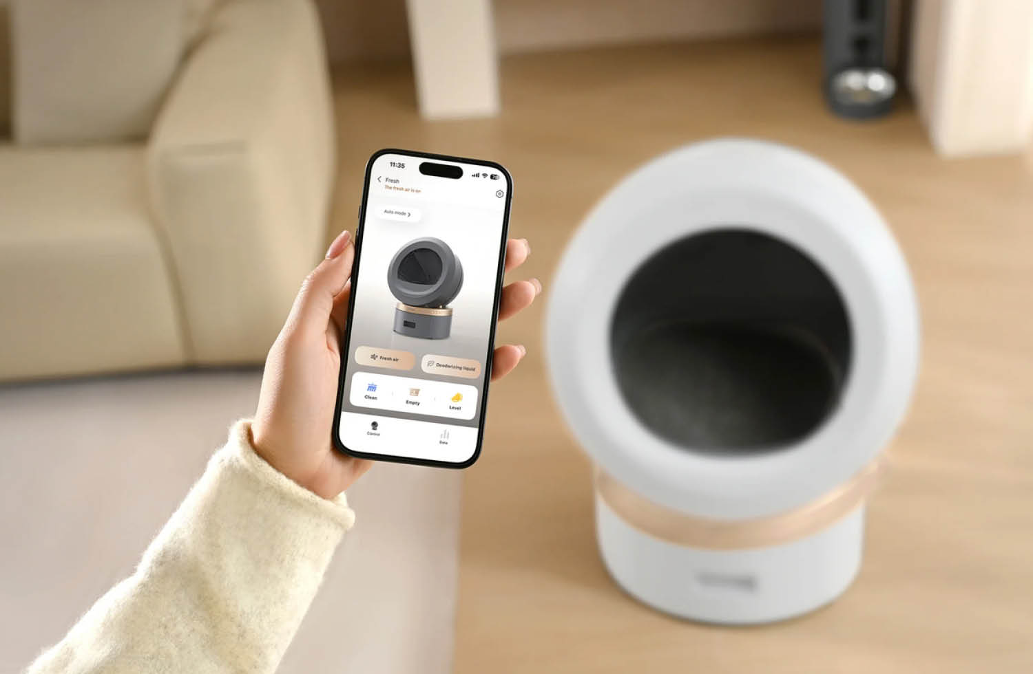 MOVA LR10 Prime Katzentoilette Bild