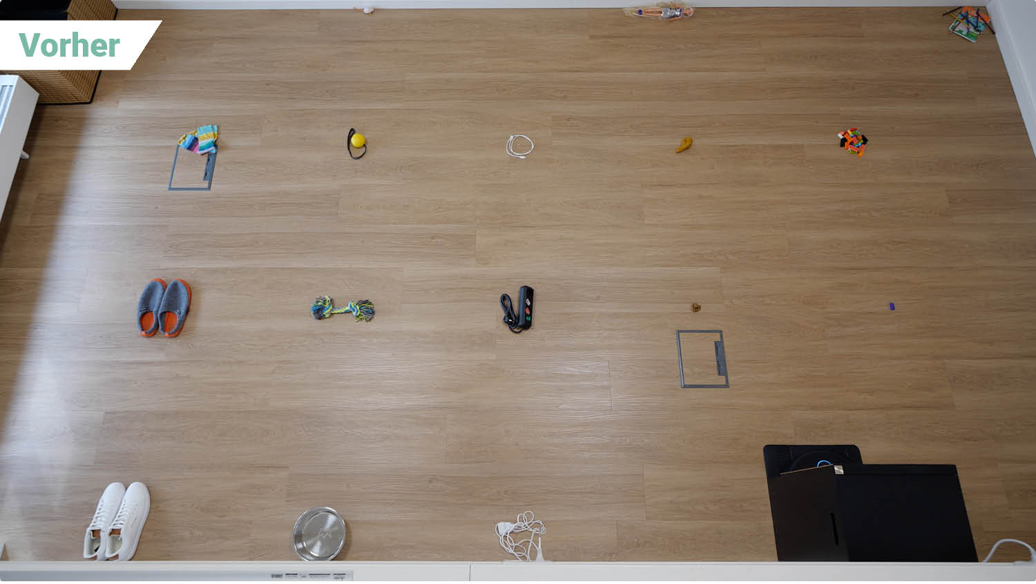 MOVA MOBIUS 60 Hindernisse Vorher