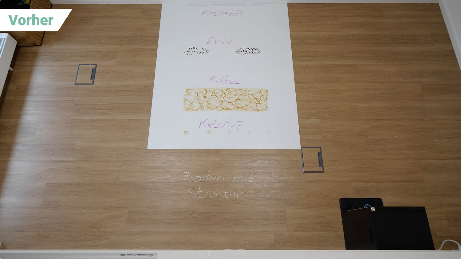 MOVA MOBIUS 60 Wischen Vorher