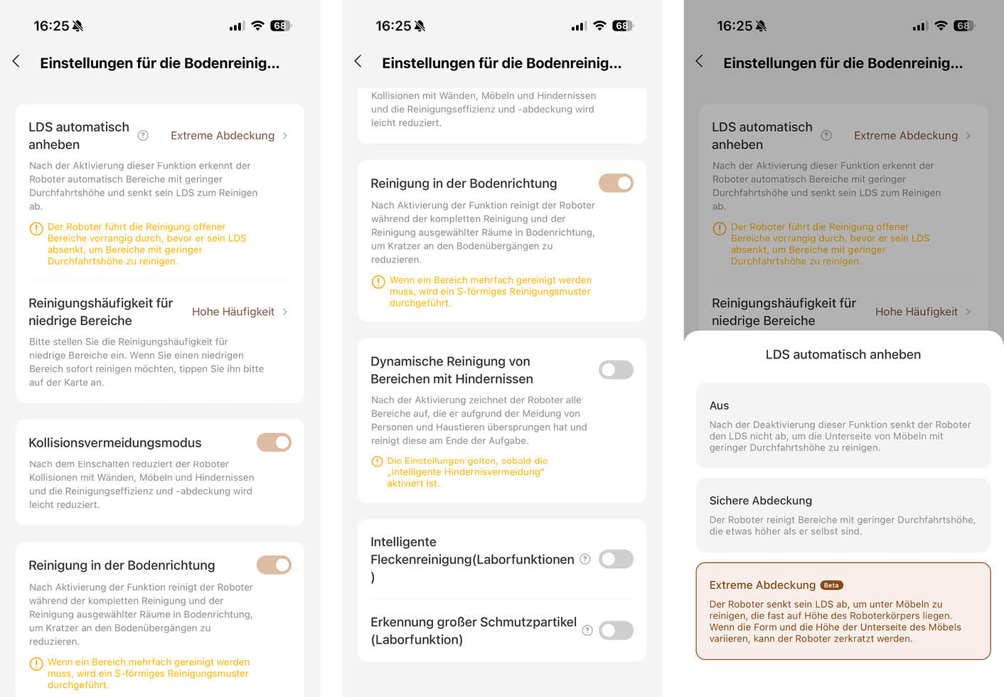 MOVA Z60 Ultra Roller StandAlone App Bodenreinigung