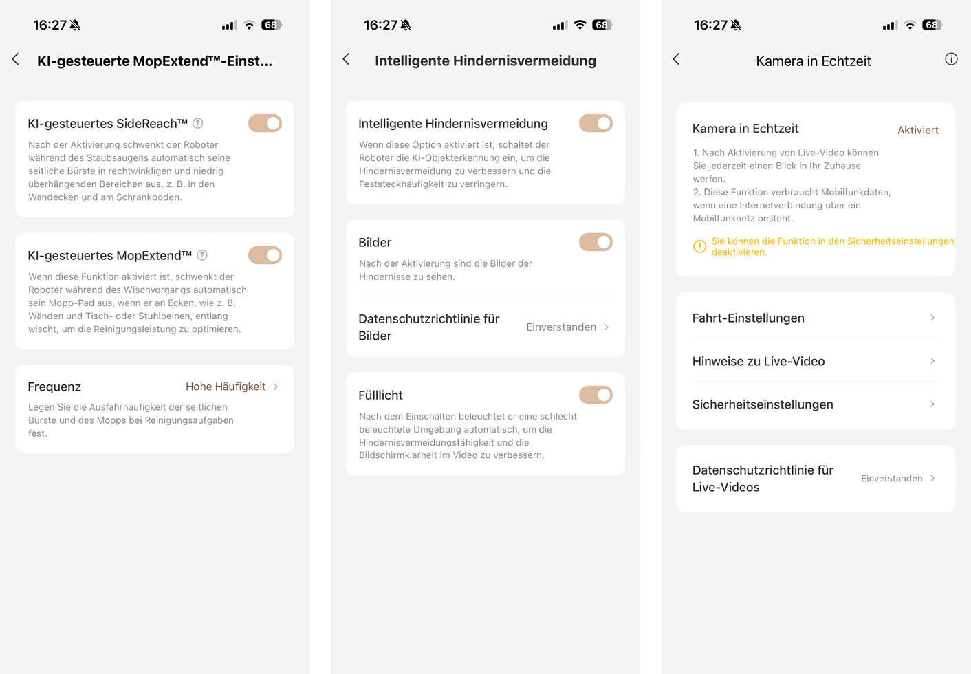 MOVA Z60 Ultra Roller StandAlone App KI Kamera