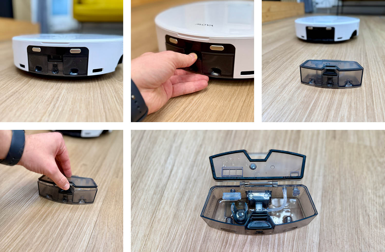 MOVA Z60 Ultra Roller StandAlone Design Schmutzwasserbehälter