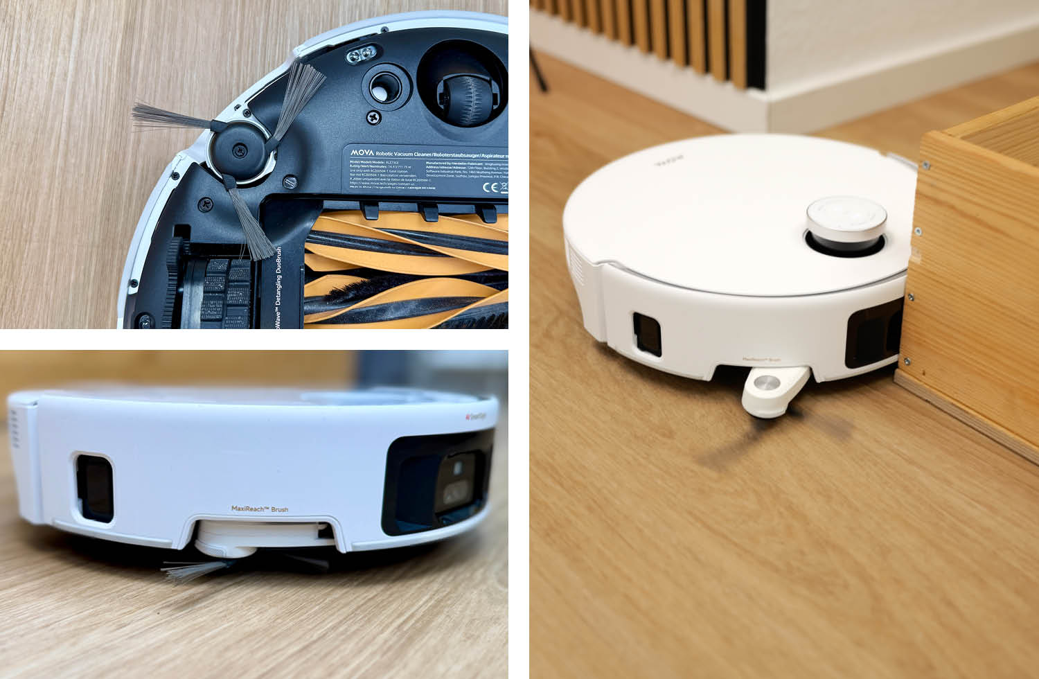 MOVA Z60 Ultra Roller StandAlone Design Seitenbürste