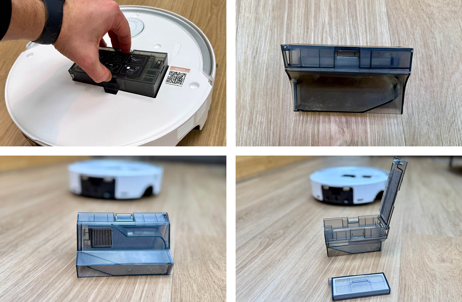 MOVA Z60 Ultra Roller StandAlone Design Staubbehälter