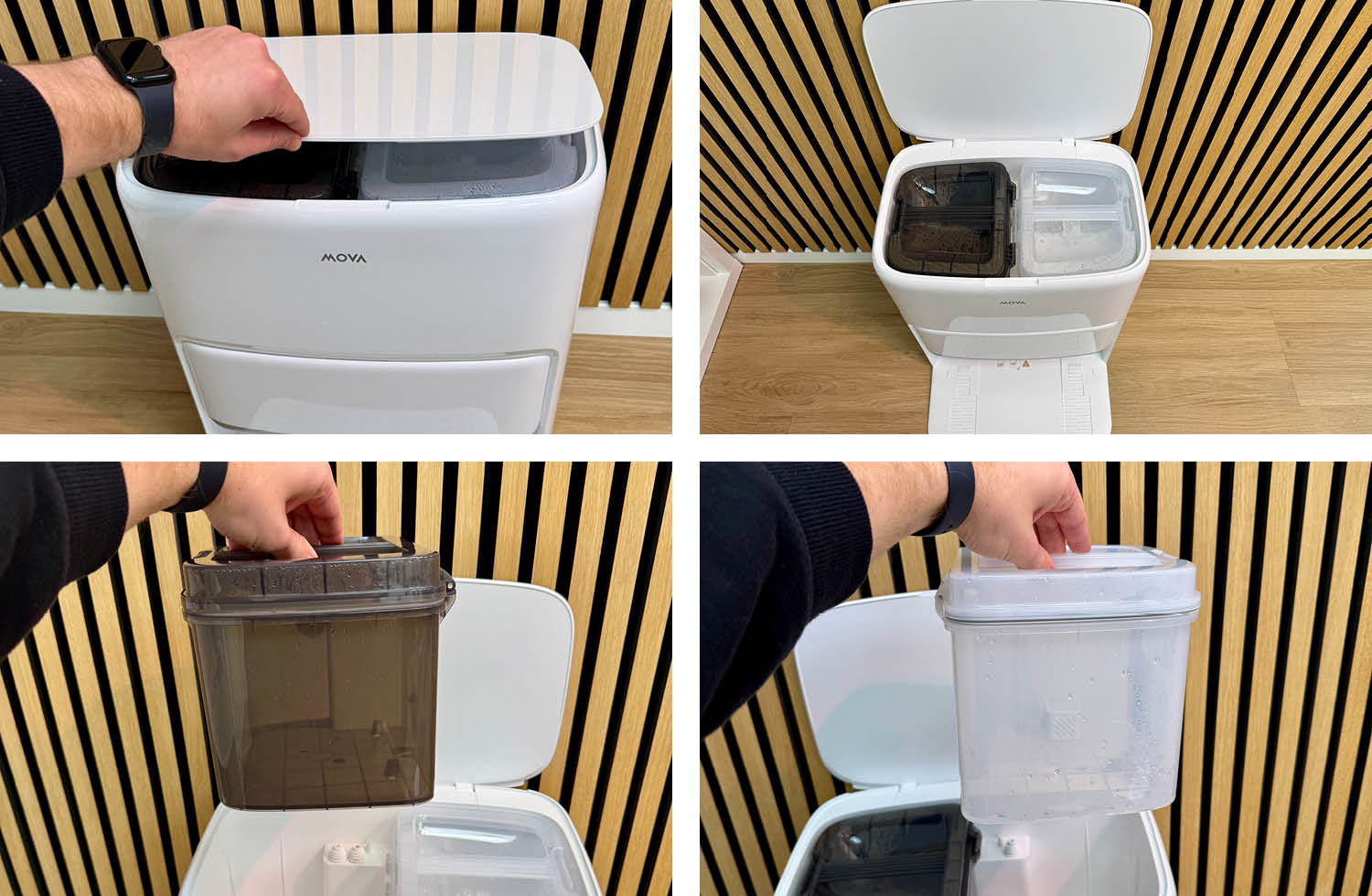 MOVA Z60 Ultra Roller StandAlone Reinigungsstation Wassertanks