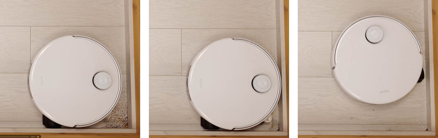 MOVA Z60 Ultra Roller StandAlone Saugen Eckentest