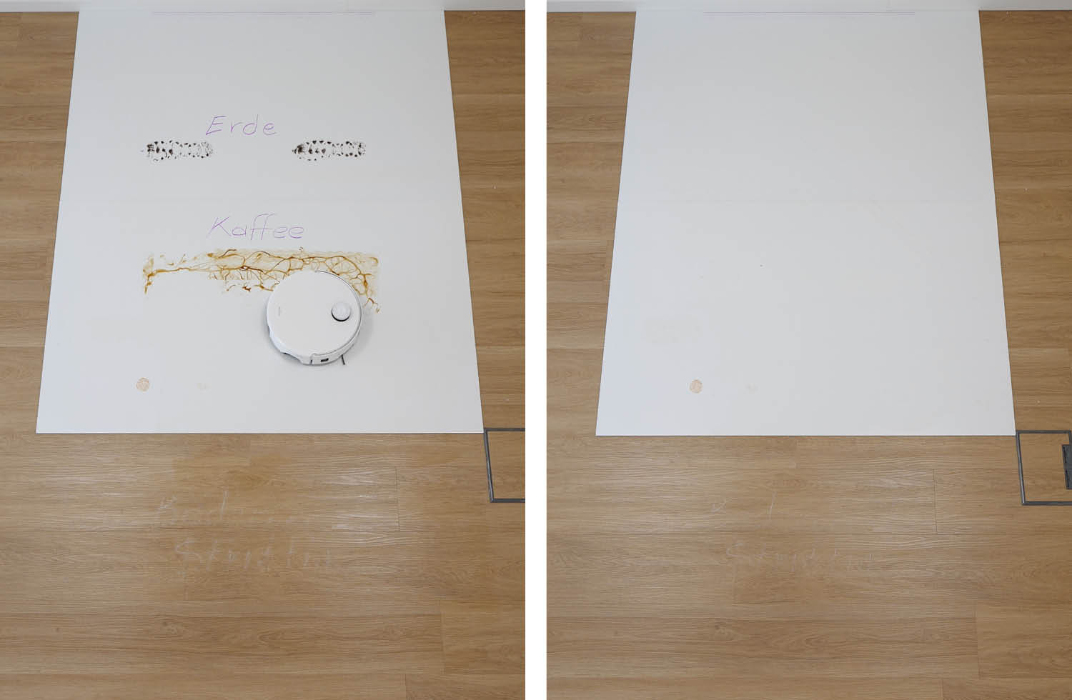 MOVA Z60 Ultra Roller StandAlone Wischen nachher