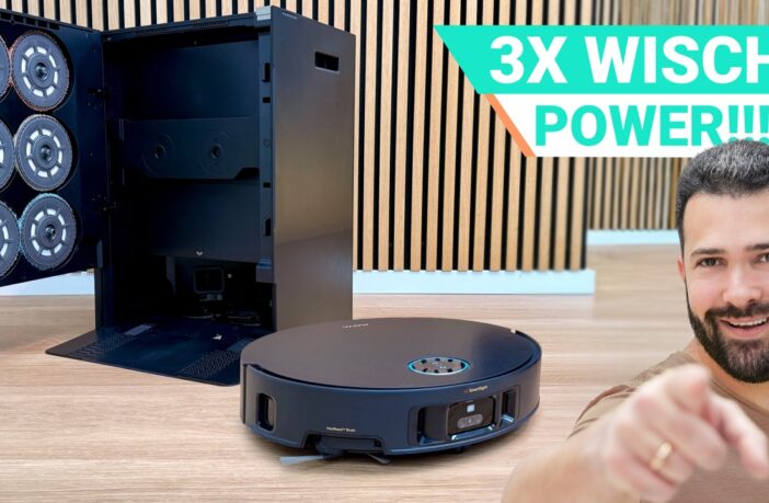 Der Mova Mobius 60 Saugroboter mit Mopp-Wechselstation und 3 verschiedenen Wischpads im Test.