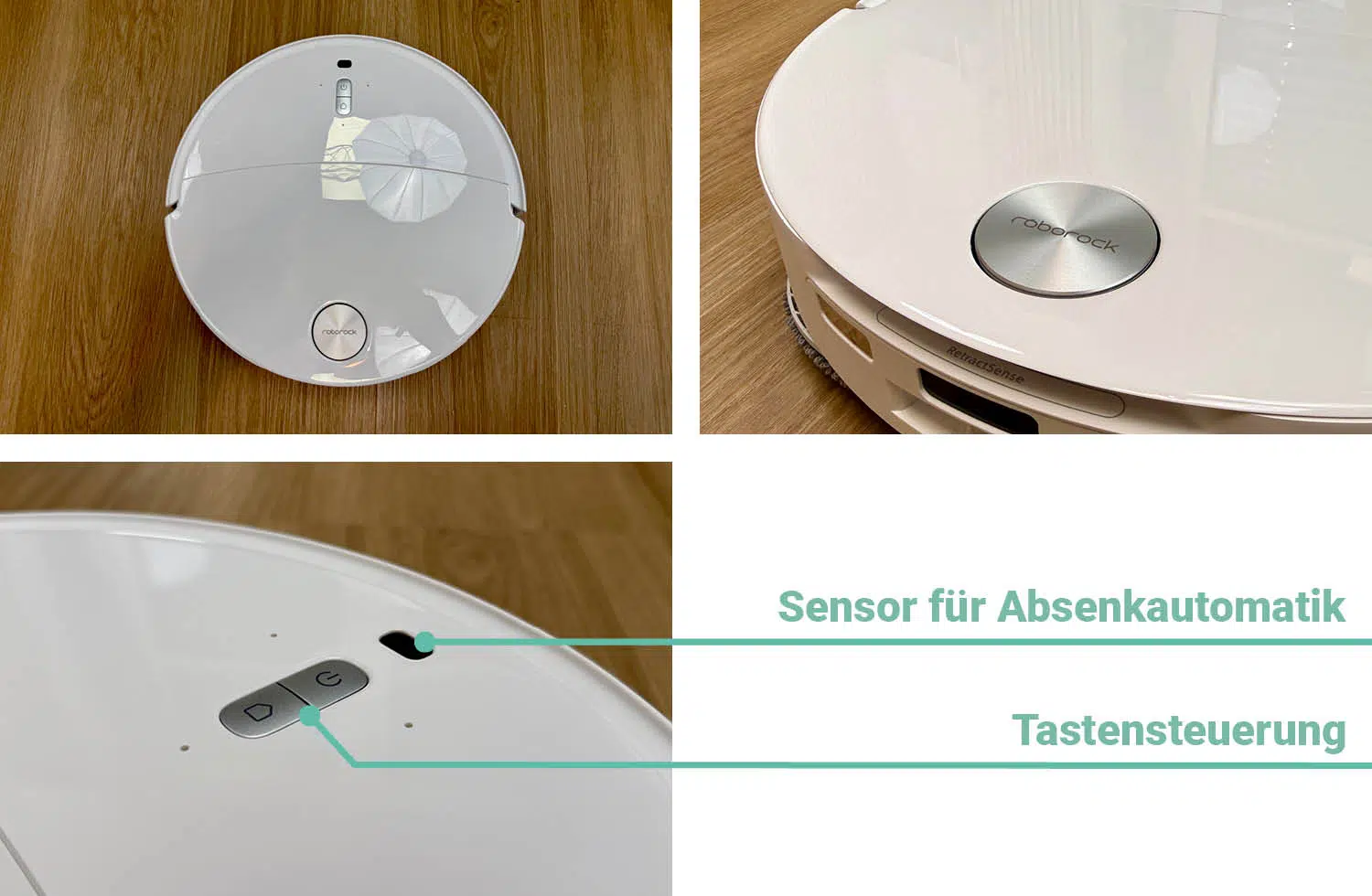 Roborock Qrevo Curv 2 Pro Design Oberseite