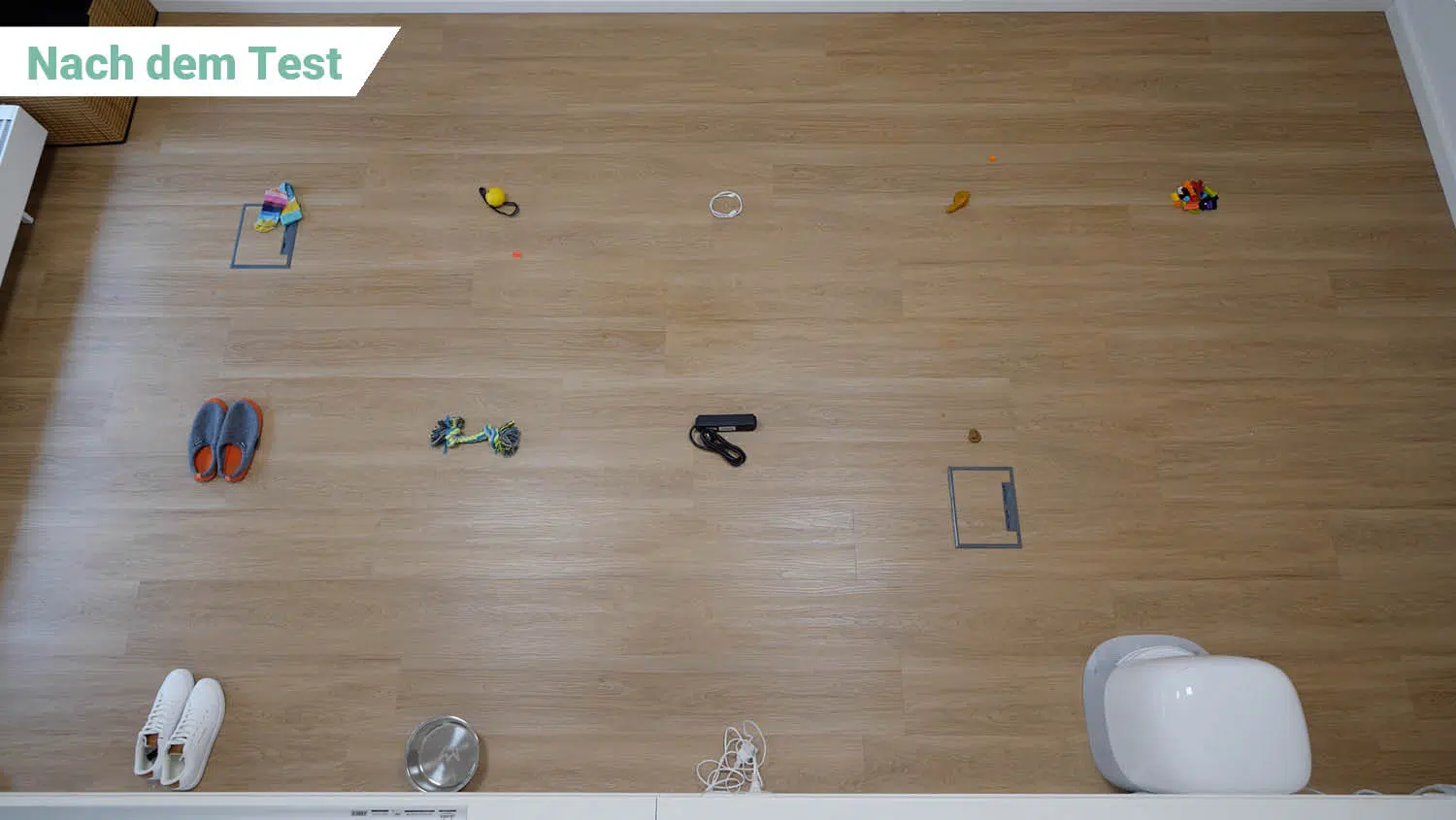 Roborock Qrevo Curv 2 Pro Hindernisse nachher