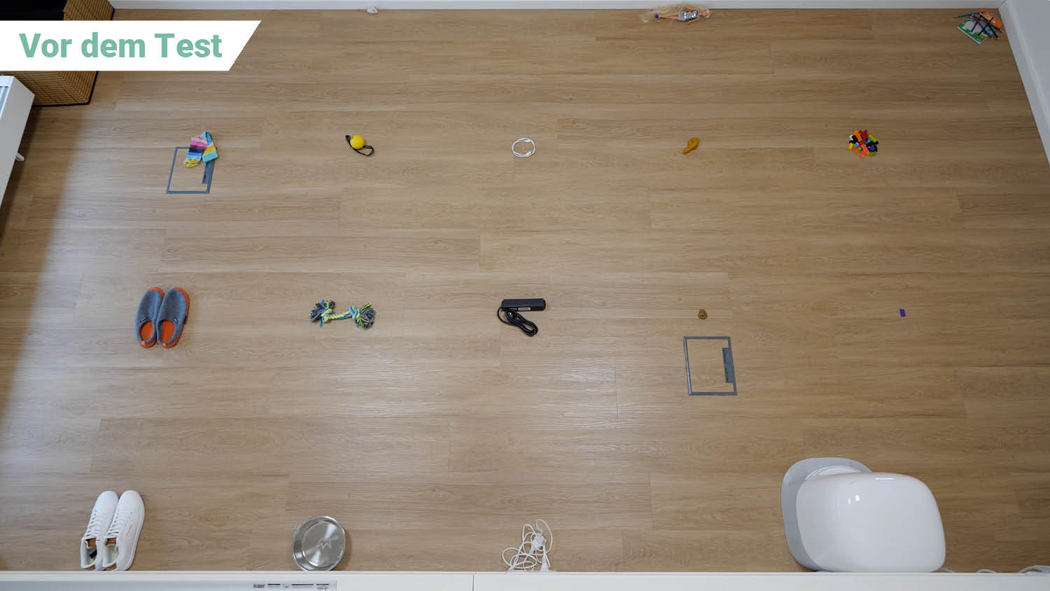 Roborock Qrevo Curv 2 Pro Hindernisse vorher