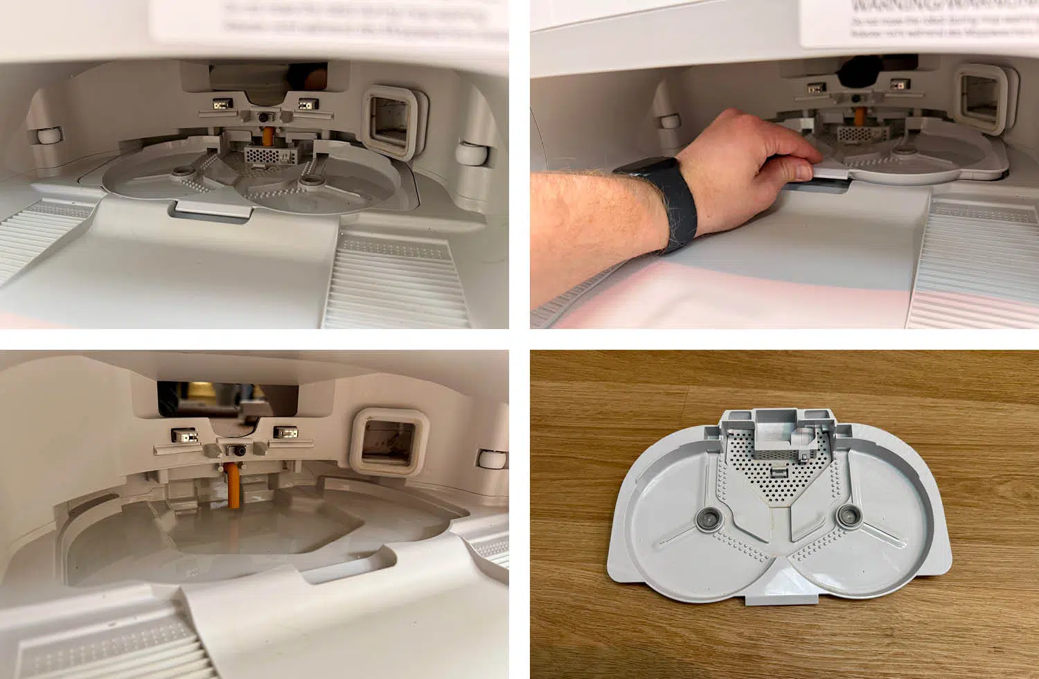 Roborock Qrevo Curv 2 Pro Reinigungsstation Waschschale