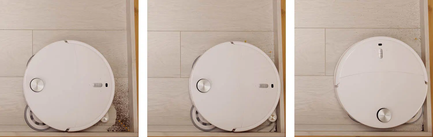 Roborock Qrevo Curv 2 Pro Saugen Ecke