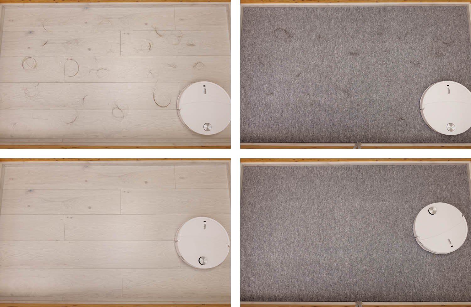 Roborock Qrevo Curv 2 Pro Saugen Haare