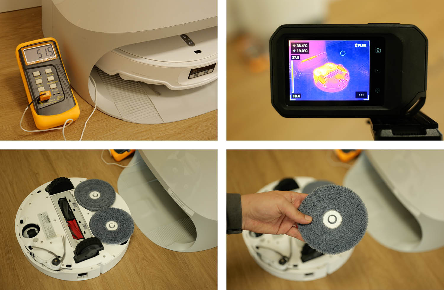 Roborock Qrevo Curv 2 Pro Wischen Moppwäsche