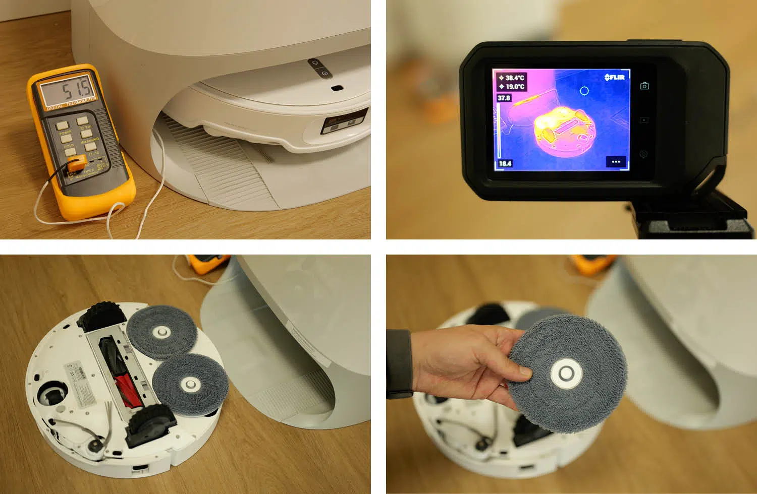 Roborock Qrevo Curv 2 Pro Wischen Moppwäsche