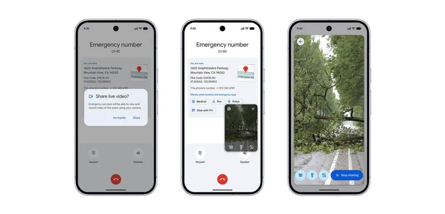 Google Live Emergency video news