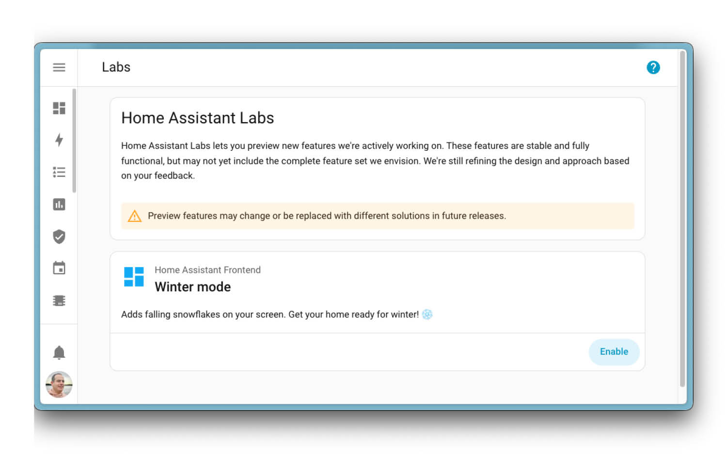 Home Assistant 2025.12 Labs