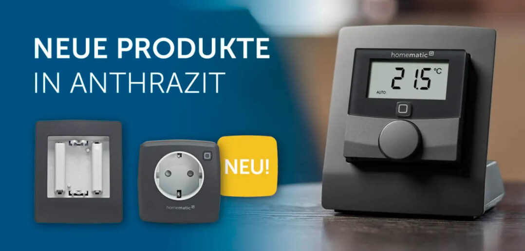 Homematic IP Produkte anthrazit