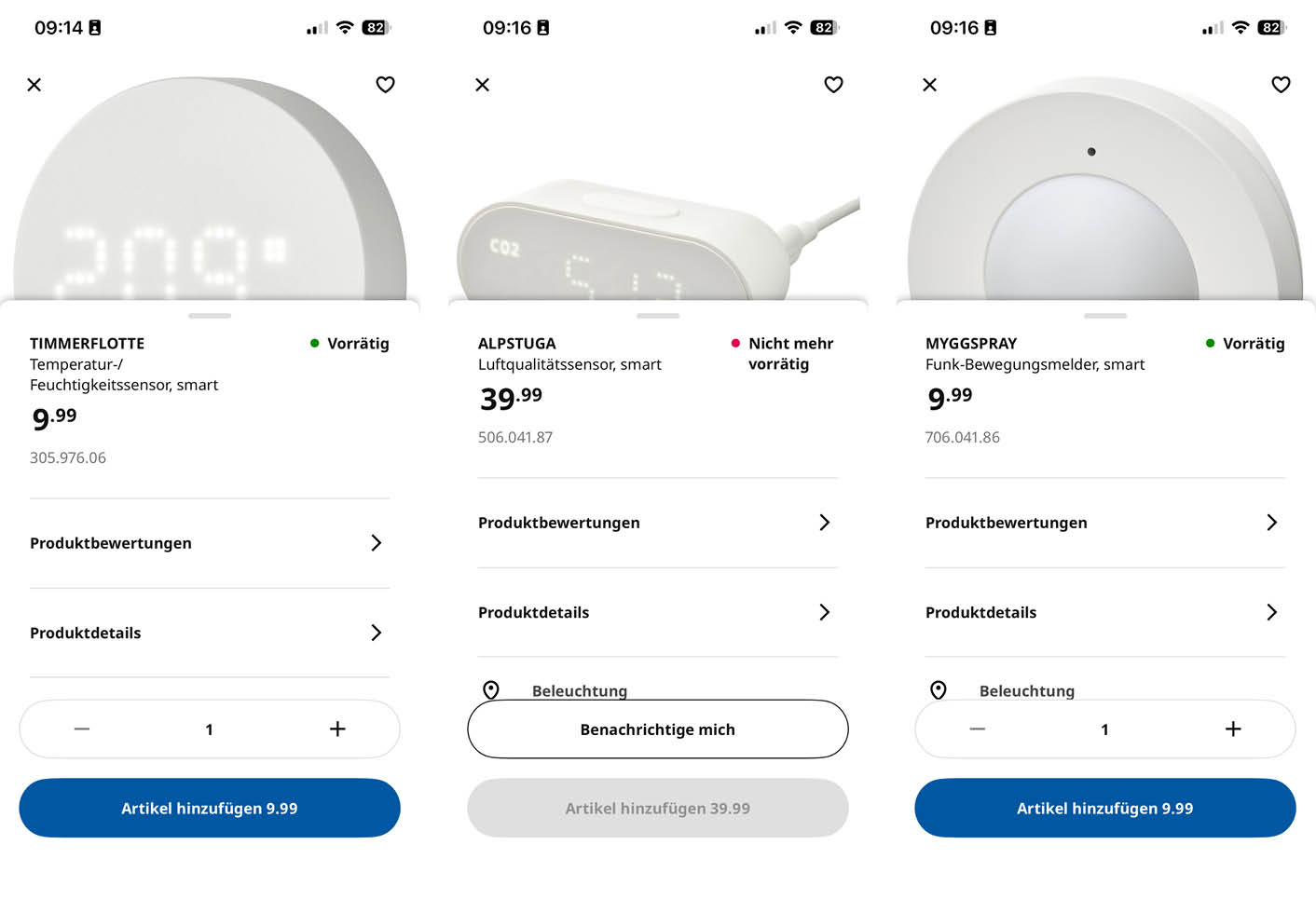 IKEA Smarthome Matter Preise