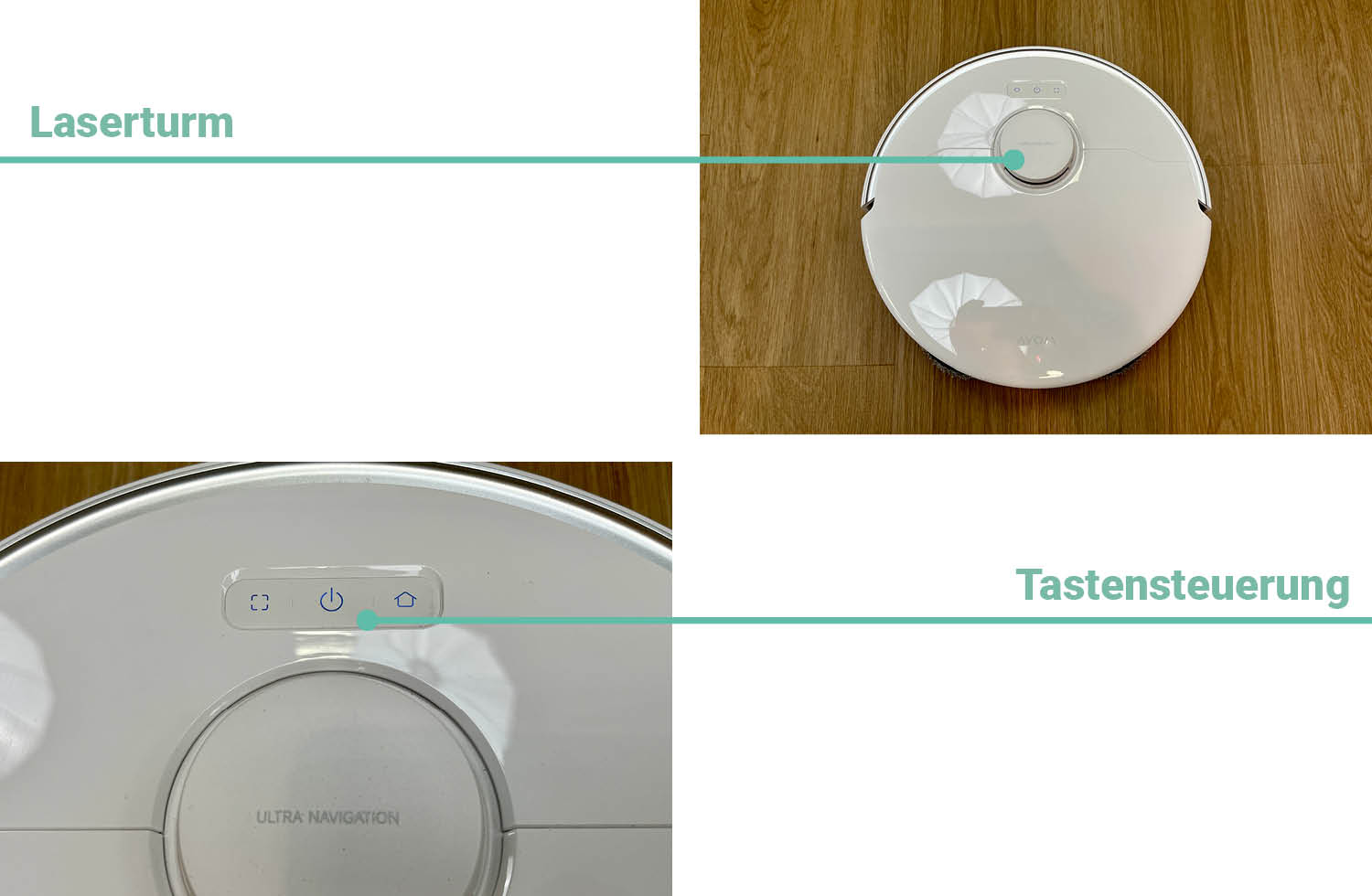MOVA P50 Ultra Design Oberseite