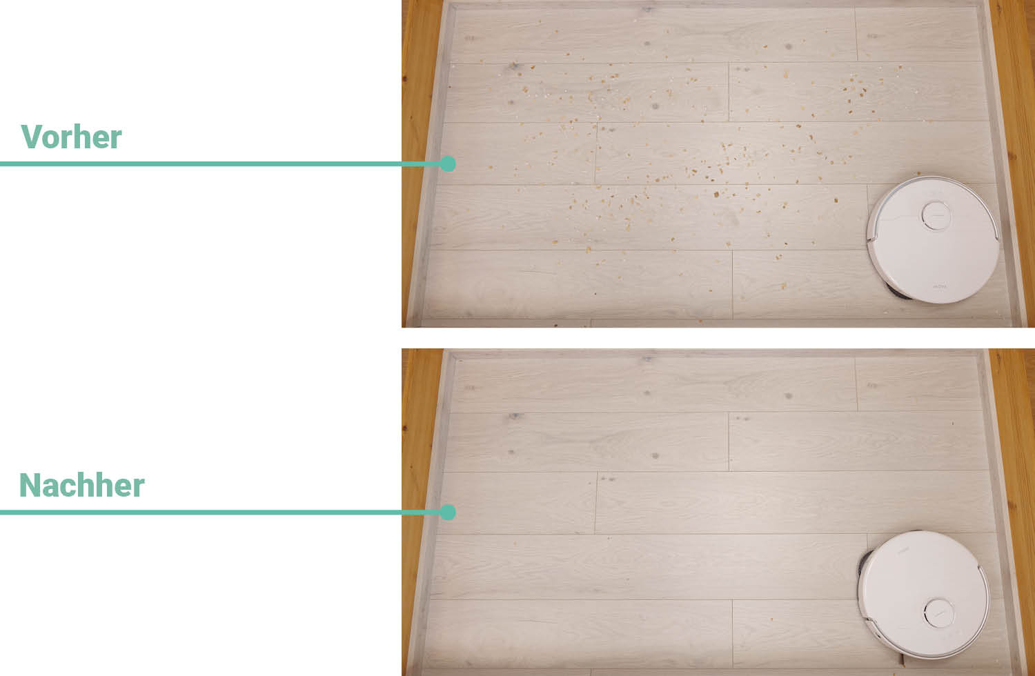 MOVA P50 Ultra Saugen Laminat