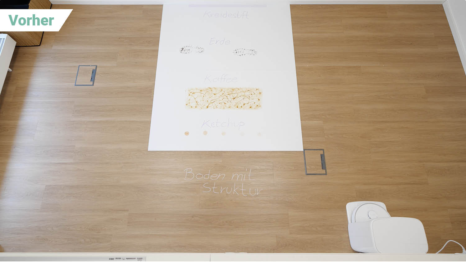 MOVA P50 Ultra Wischen vorher