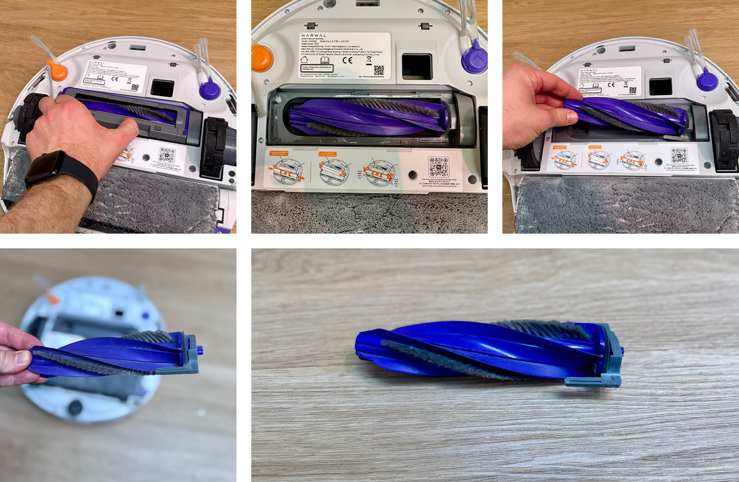 Narwal Flow Design Hauptbürste