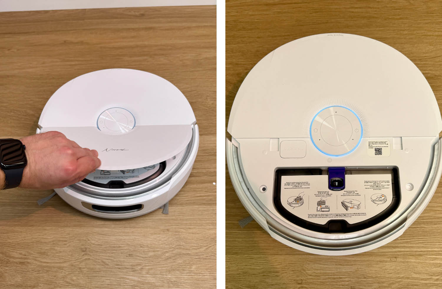 Narwal Flow Design Oberseite unter der Haube