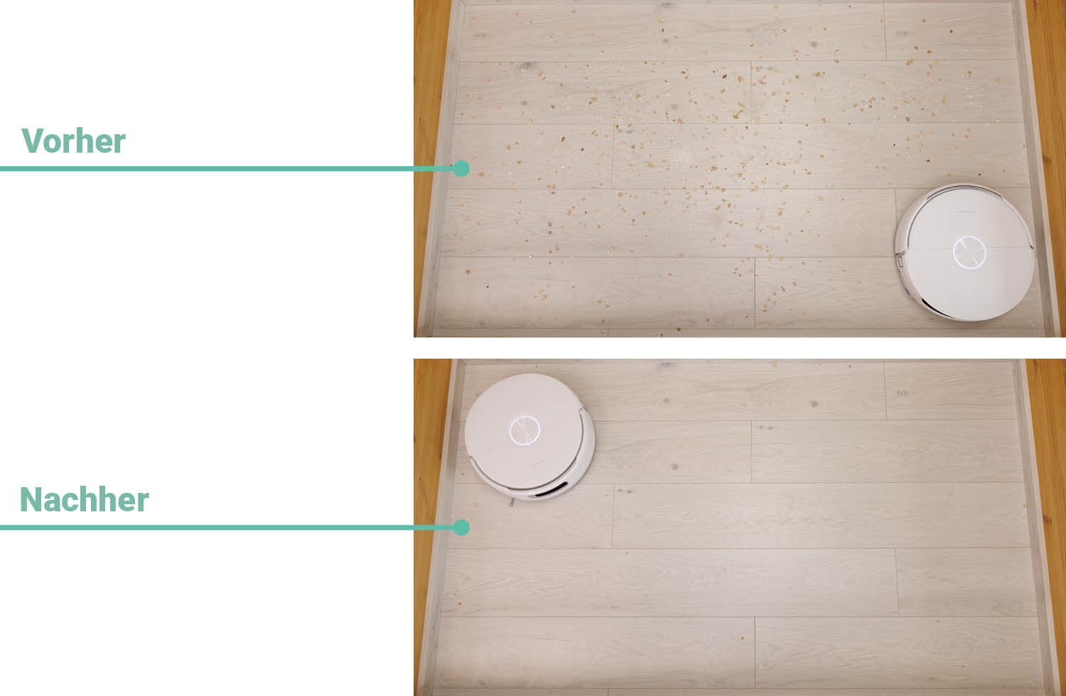 Narwal Flow Saugen Laminat