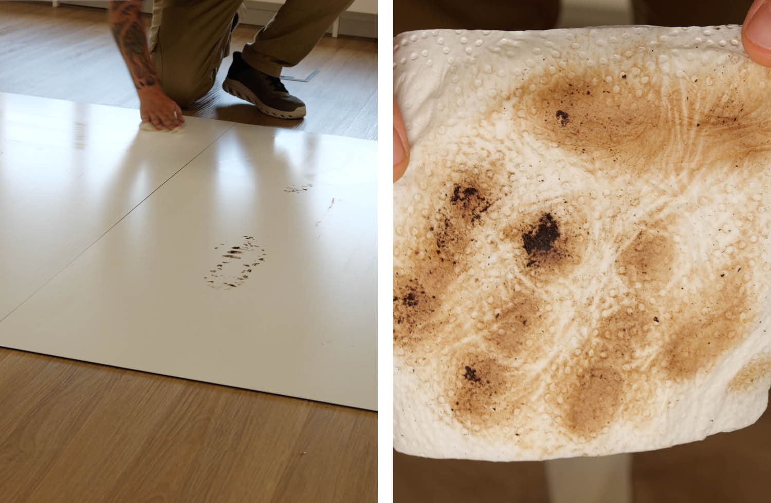 Narwal Flow Wischen Schmutzaufnahme