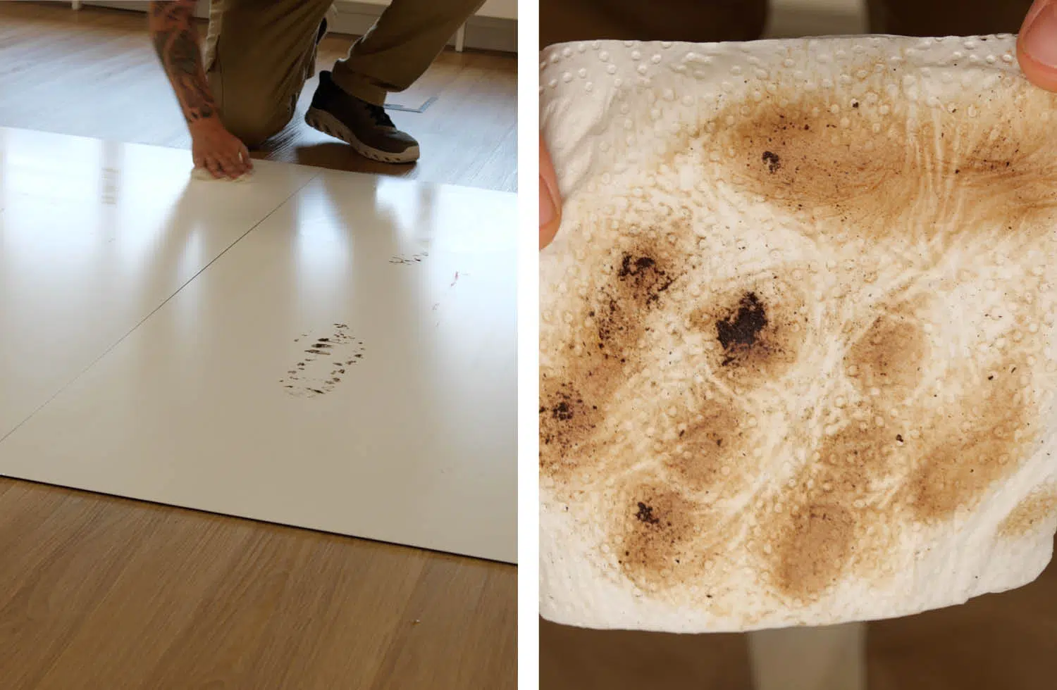 Narwal Flow Wischen Schmutzaufnahme