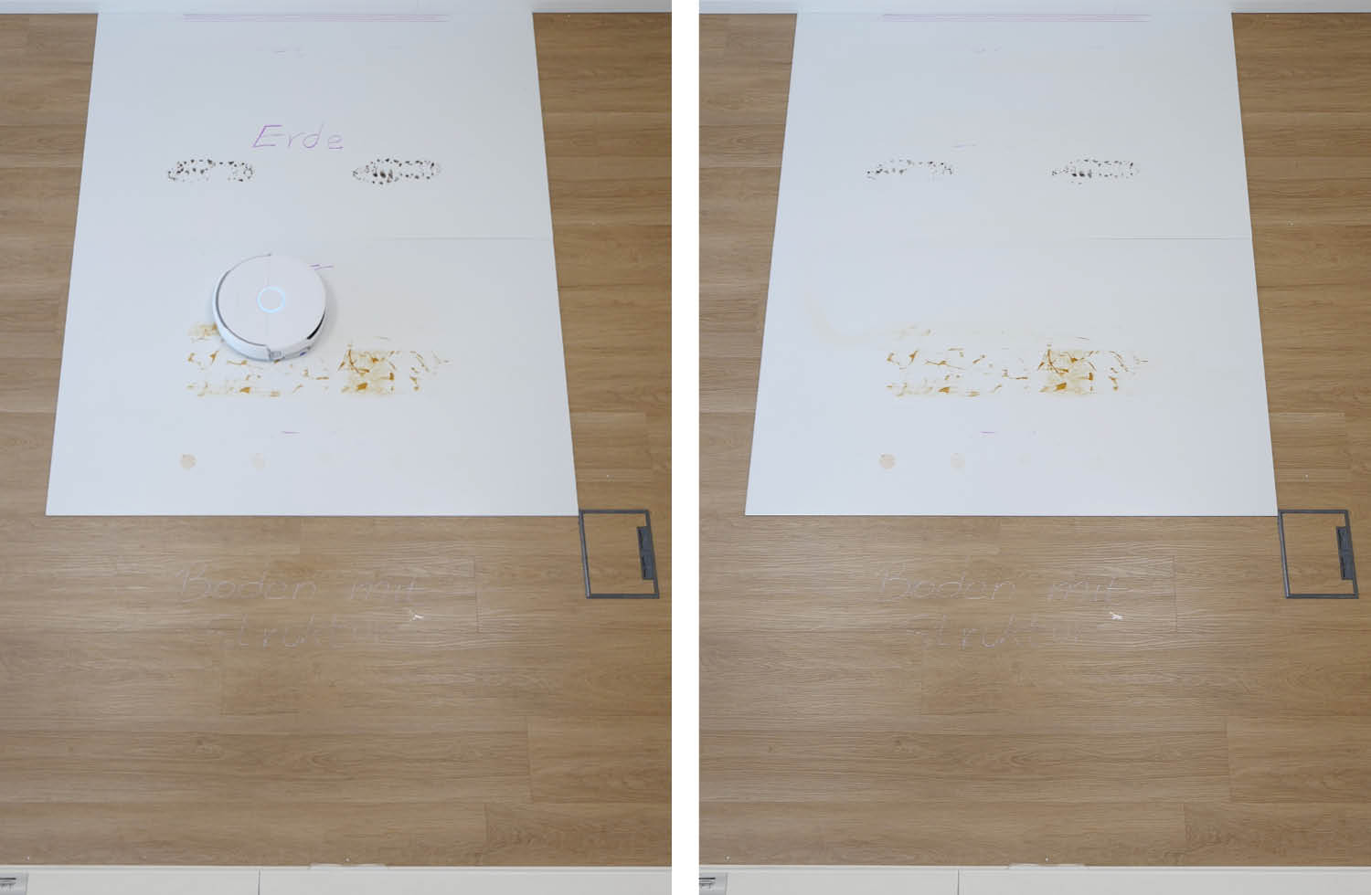 Narwal Flow Wischen nachher