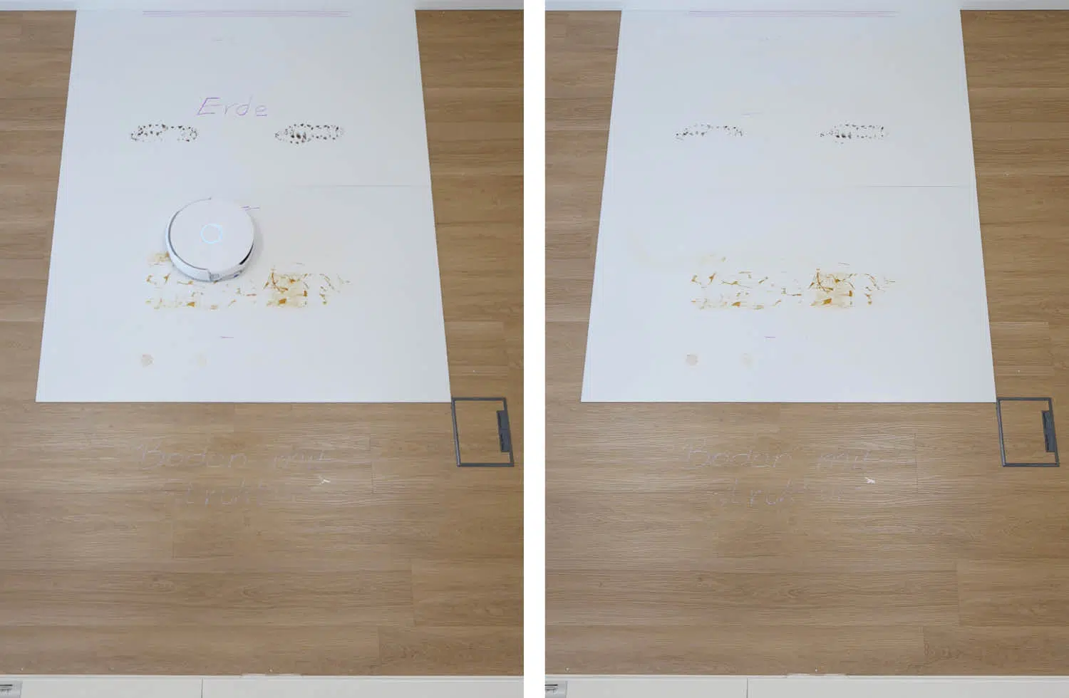 Narwal Flow Wischen nachher