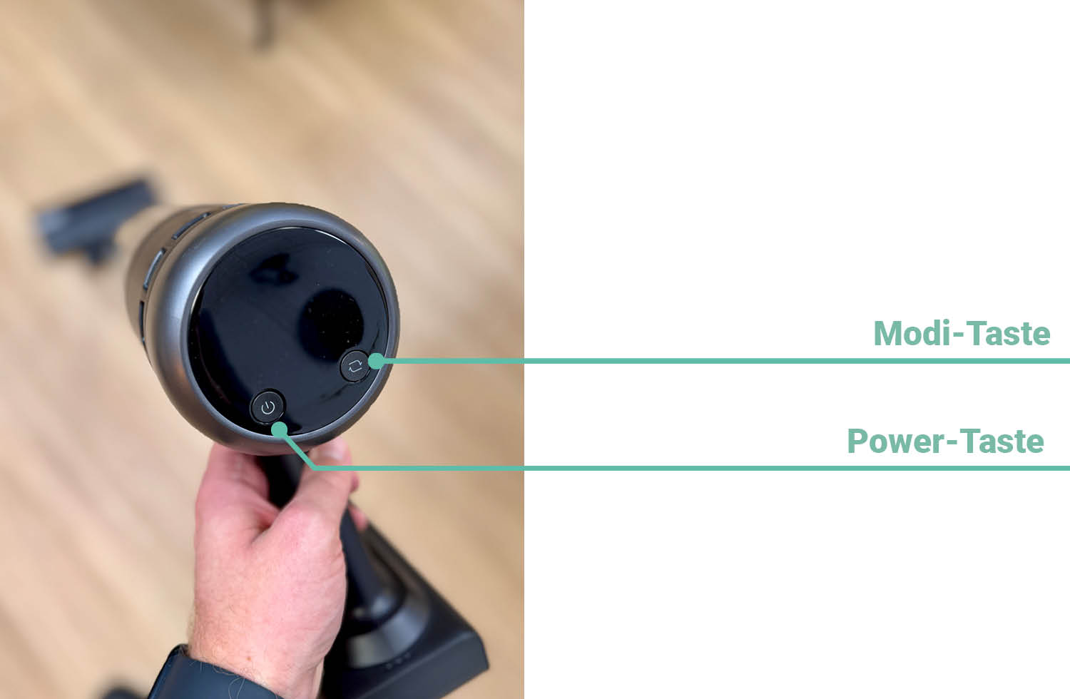 Roborock H60 Hub Ultra Design Saugeinheit Bedienung