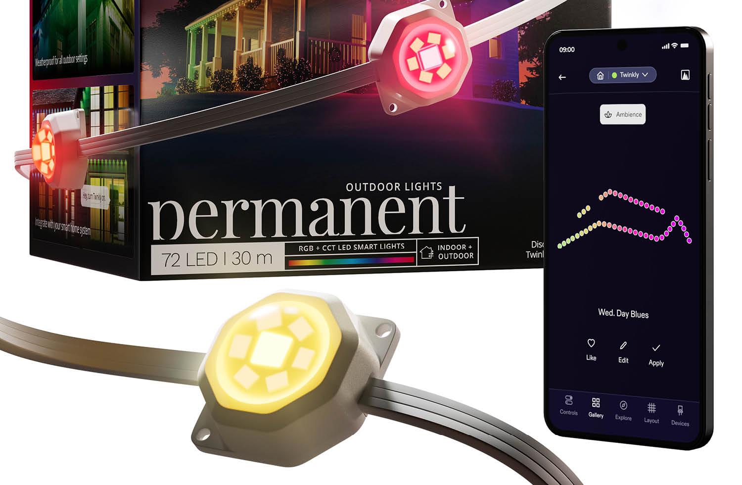 Twinkly Weihnachtsbeleuchtung Bild