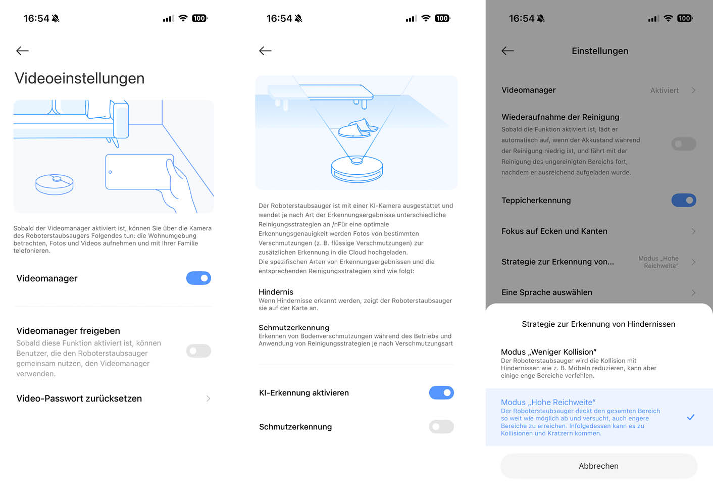 Xiaomi Robot Vacuum 5 App KI Kamera