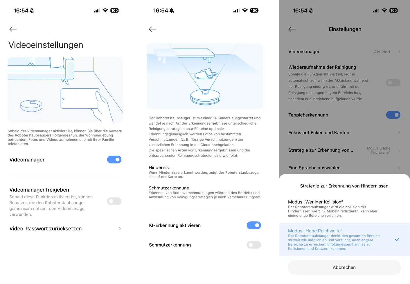 Xiaomi Robot Vacuum 5 App KI Kamera
