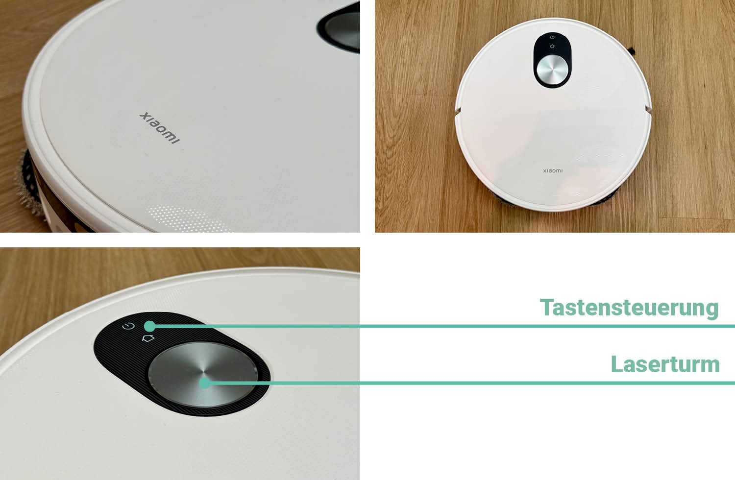 Xiaomi Robot Vacuum 5 Pro Design Oberseite