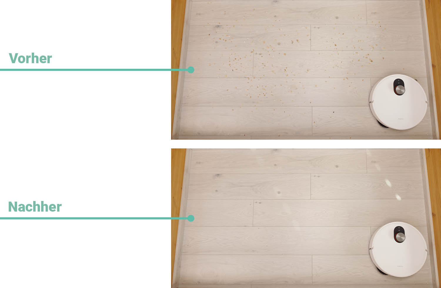 Xiaomi Robot Vacuum 5 Saugen Laminat