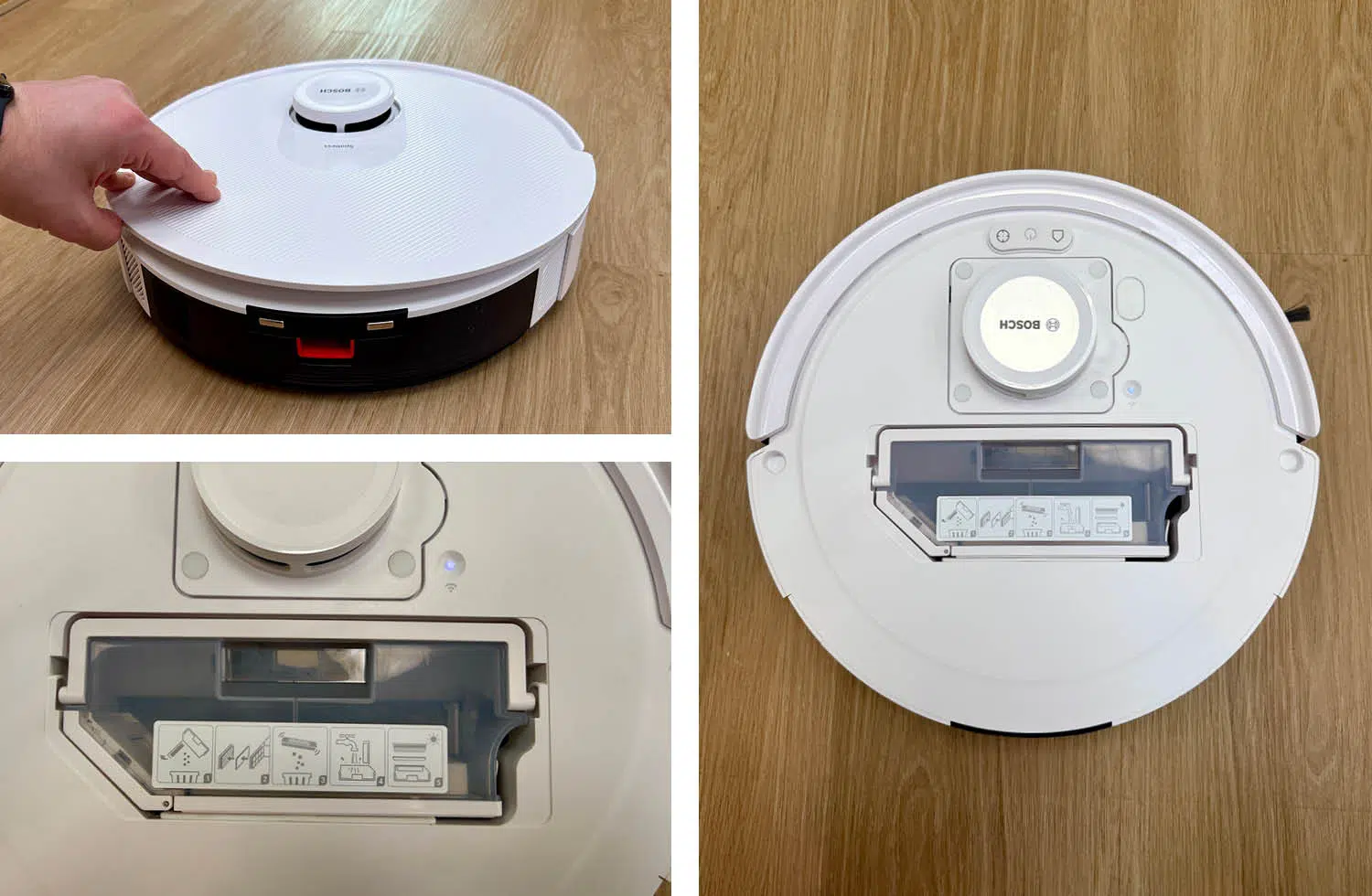Bosch Spotless + Design Oberseite unter der Haube
