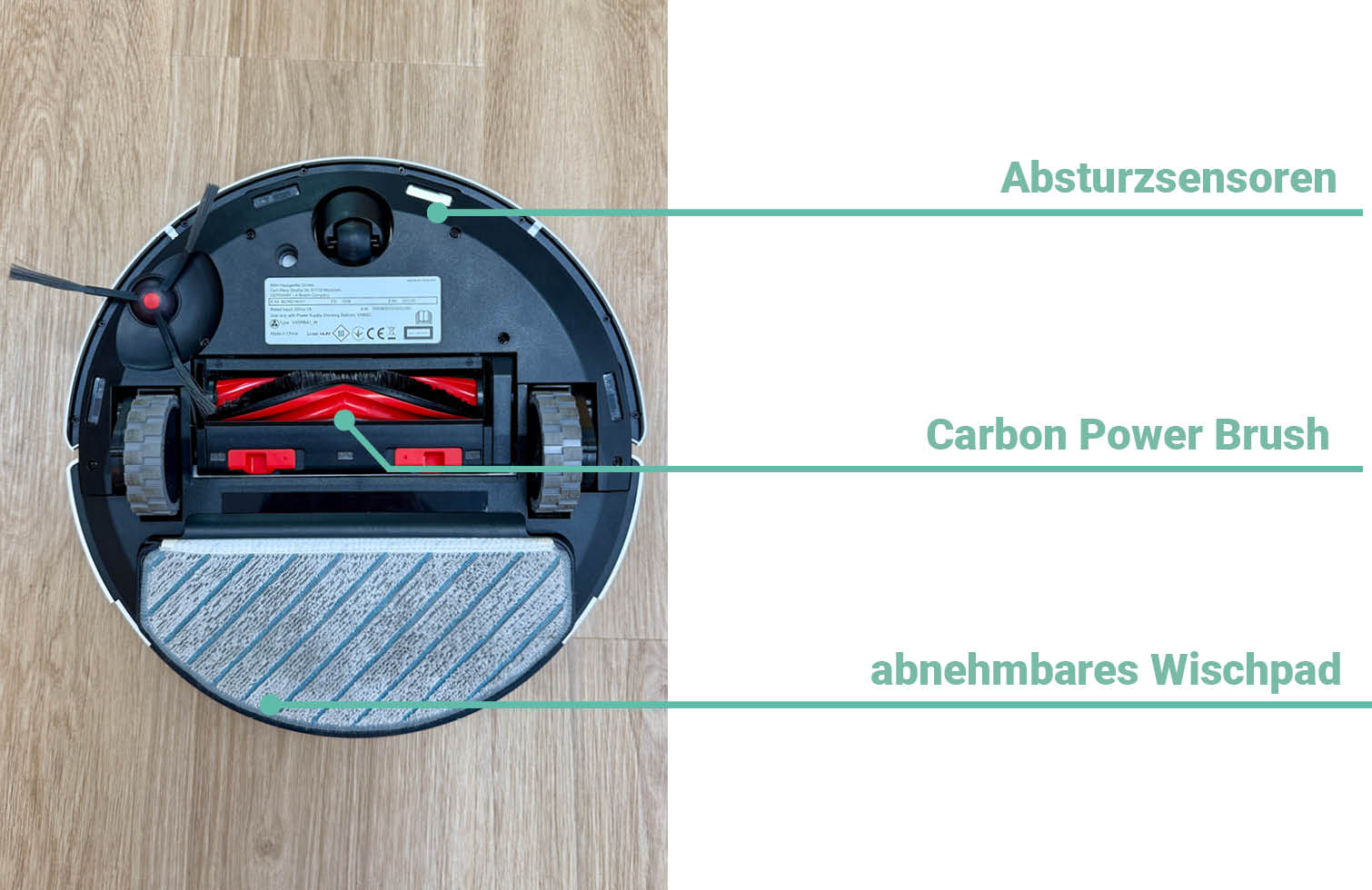 Bosch Spotless + Design Unterseite