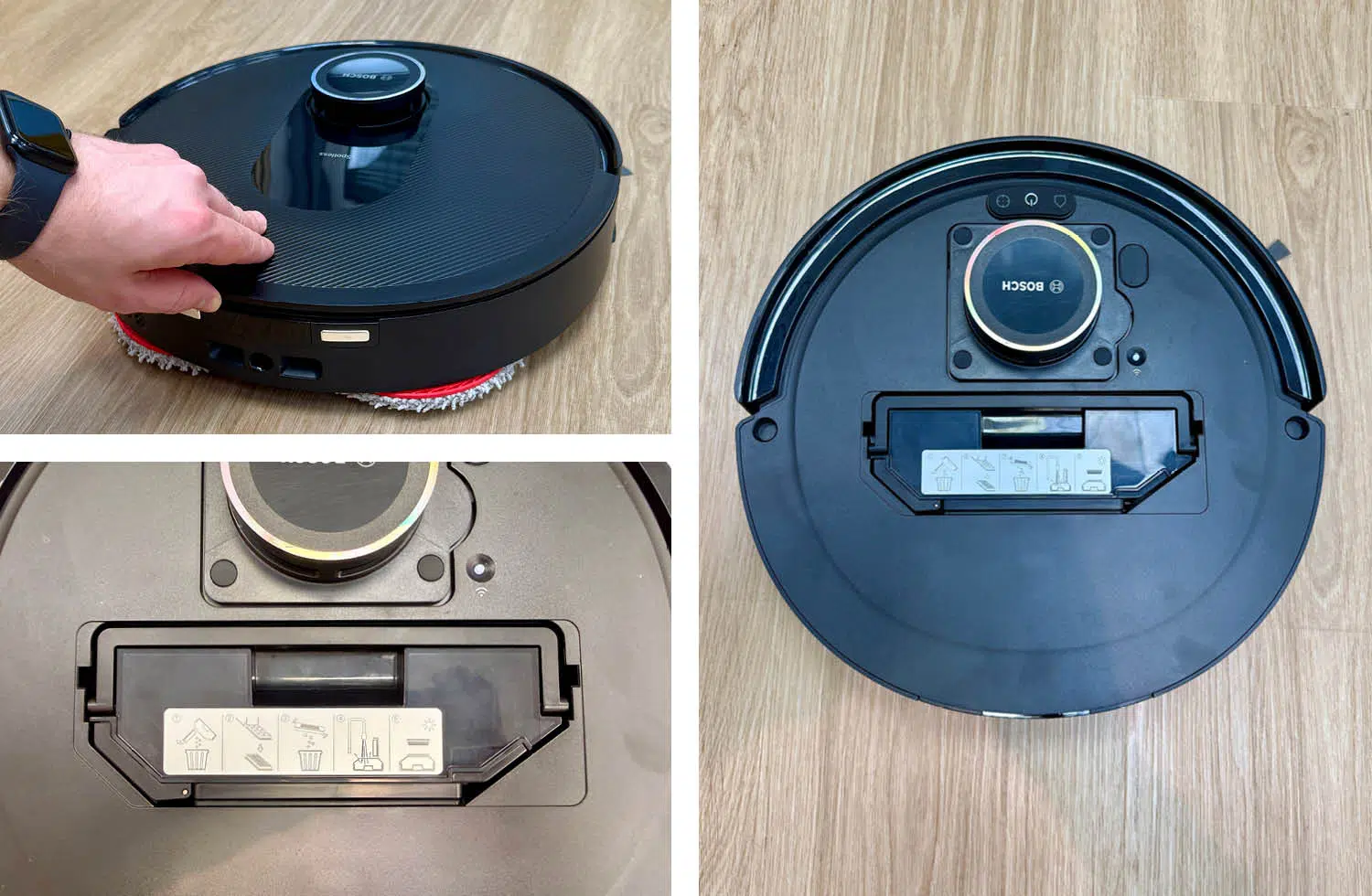 Bosch Spotless Max Cam Design Oberseite unter der Haube