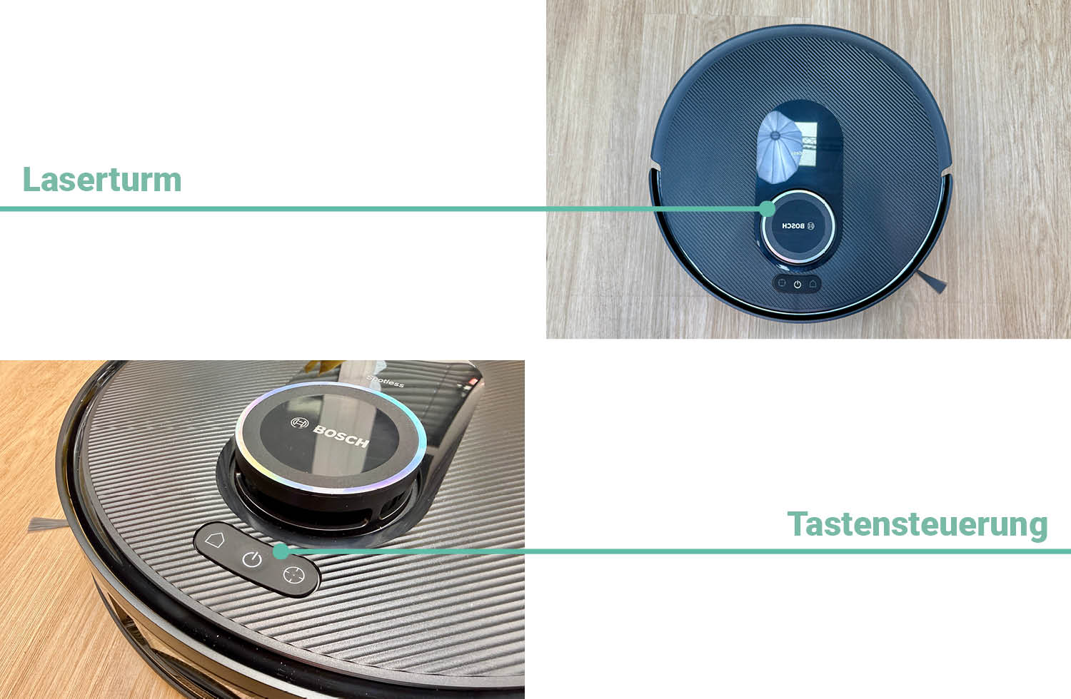 Bosch Spotless Max Cam Design Oberseite