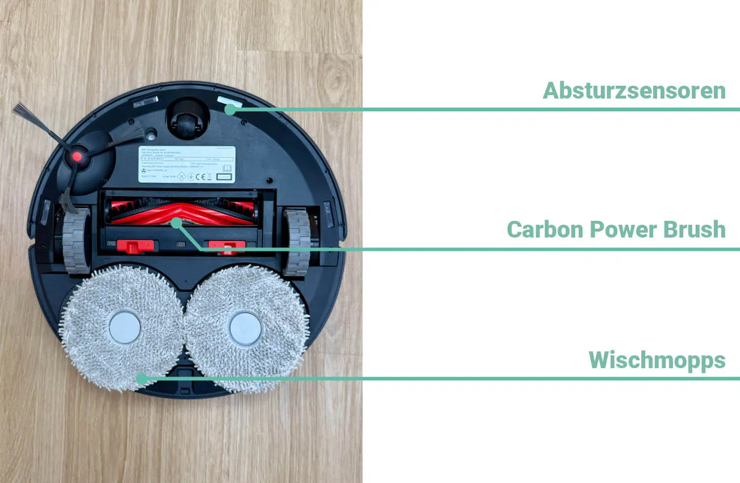 Bosch Spotless Max Cam Design Unterseite