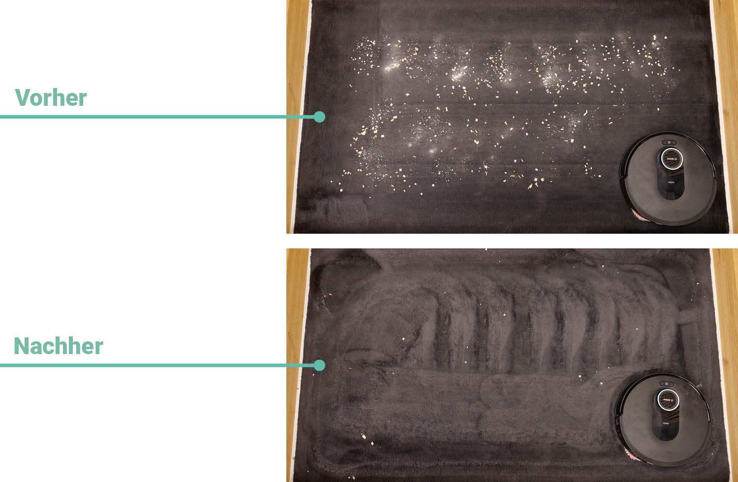 Bosch Spotless Max Cam Saugen Teppich hoch