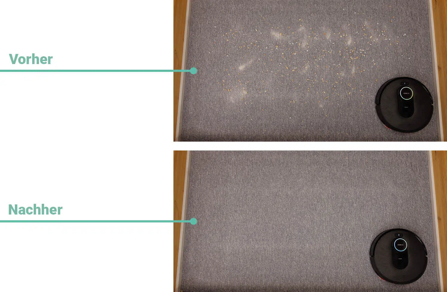 Bosch Spotless Max Cam Saugen Teppich