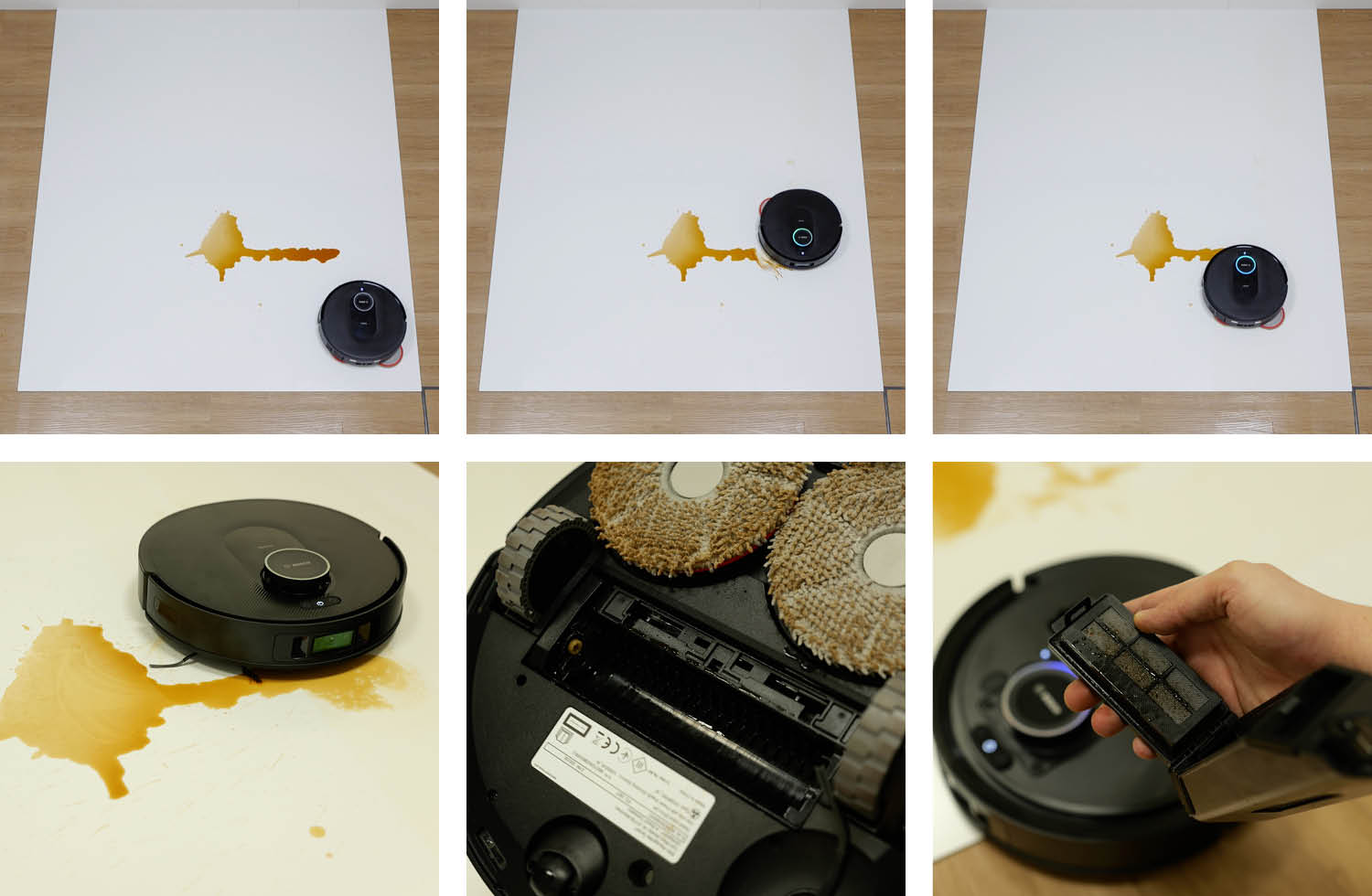 Bosch Spotless Max Cam Wischen Kaffee